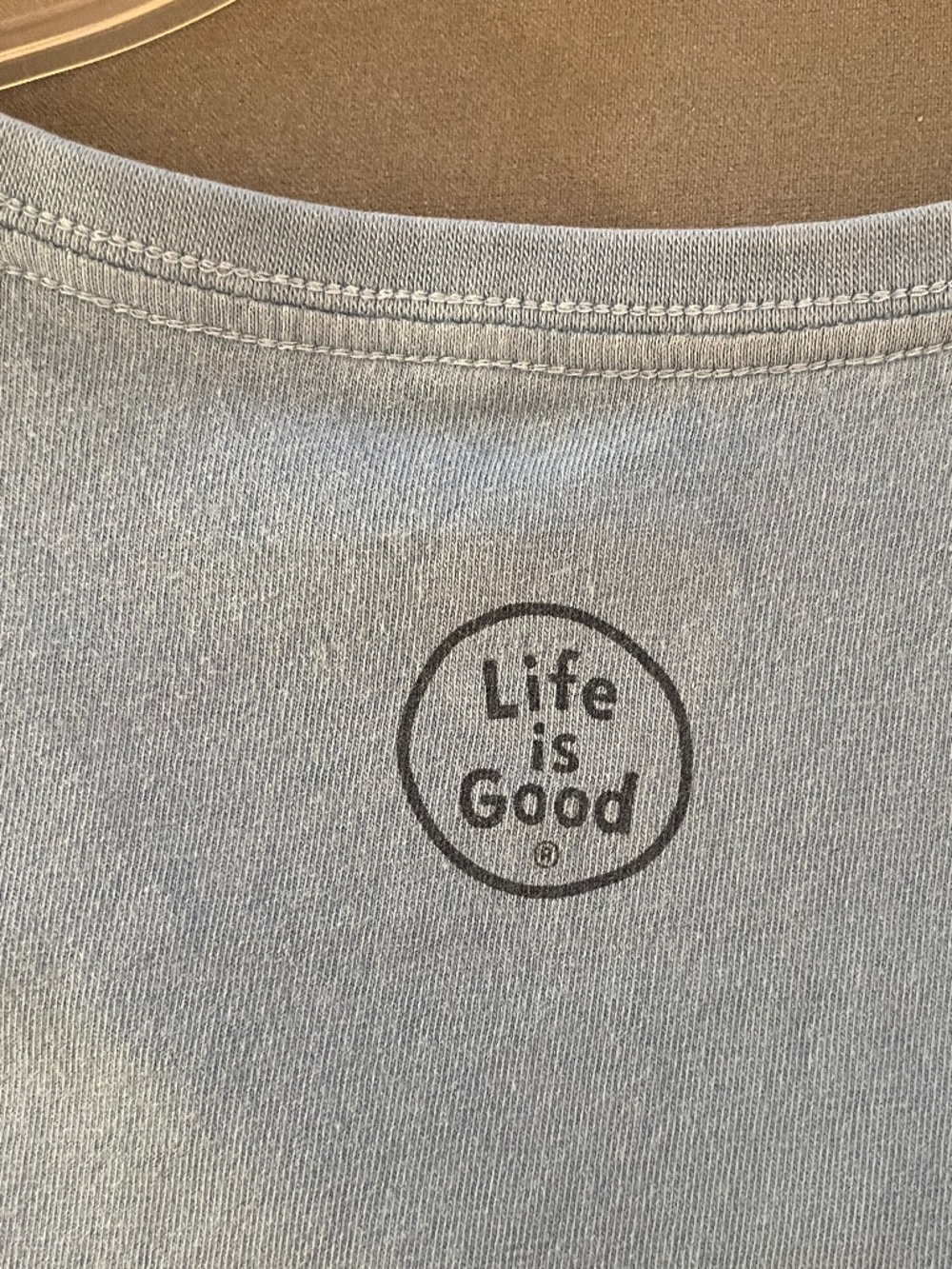 Life Is Good "Home Is Where Your Dog Is" Blue Cotton Tee Size XL - Picture 5 of 8
